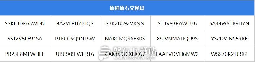 原神兑换码2024四月最新-原神兑换码2024永久有效